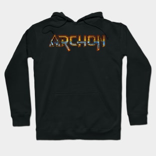 Archon Logo Print Hoodie